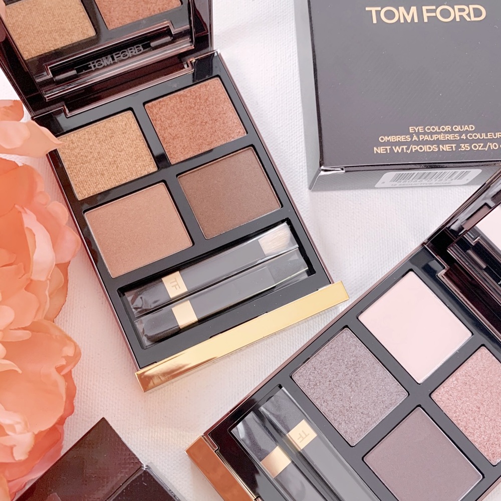 2 Tom Ford Color Quads Seductive Rose &Golden Mink